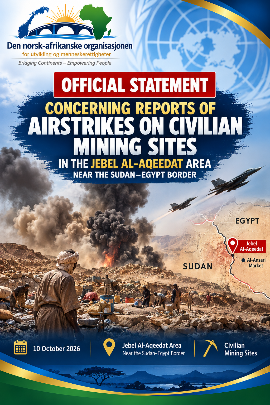 OFFICIAL STATEMENT OF CONDEMNATION AND CALL FOR AN INDEPENDENT INVESTIGATION